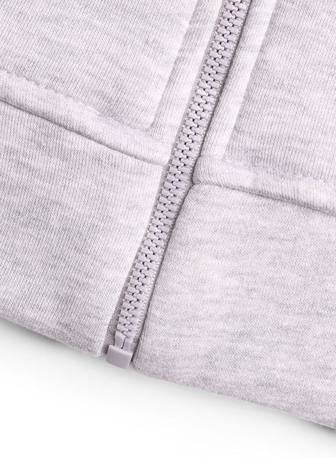 Grey kids SW - Zipper - Khotwh